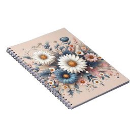 Klassisk anteckningsbok | Elegant blommig brevpapp