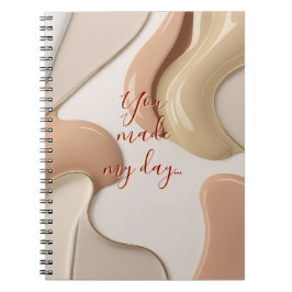 Klassisk anteckningsbok i snyggt grafik