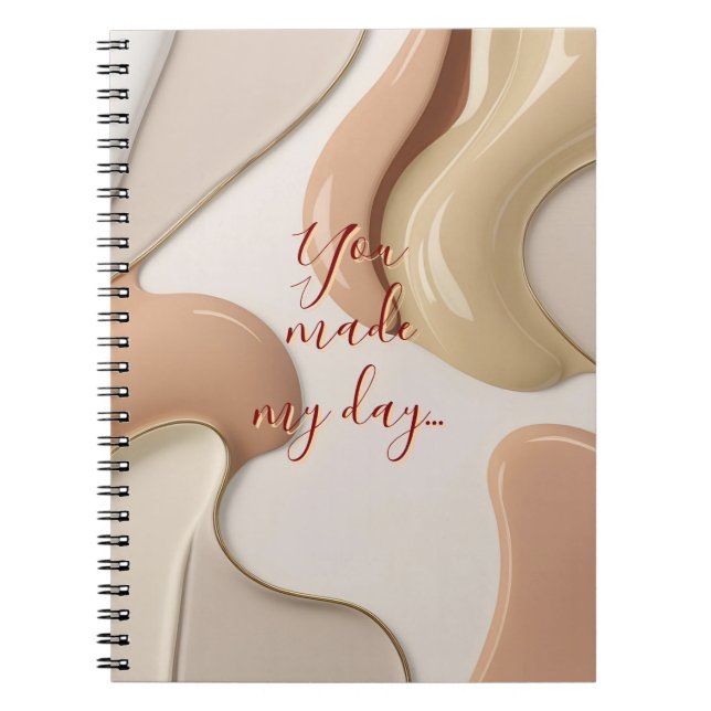 Klassisk anteckningsbok i snyggt grafik (Framsidan)