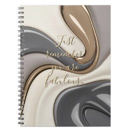 Klassisk anteckningsbok i snyggt grafik