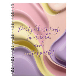 Klassisk anteckningsbok i stilren grafik