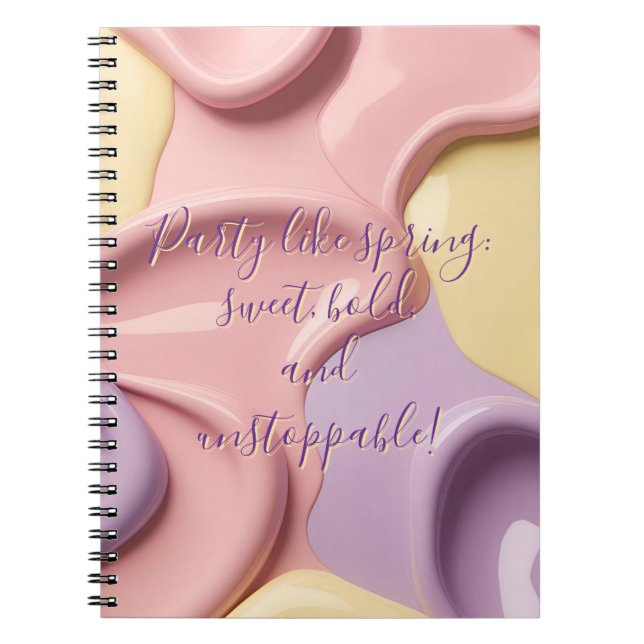 Klassisk anteckningsbok i stilren grafik (Framsidan)