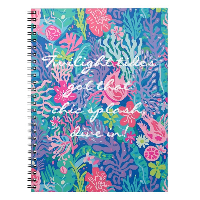 Klassisk anteckningsbok i stilren grafik (Framsidan)