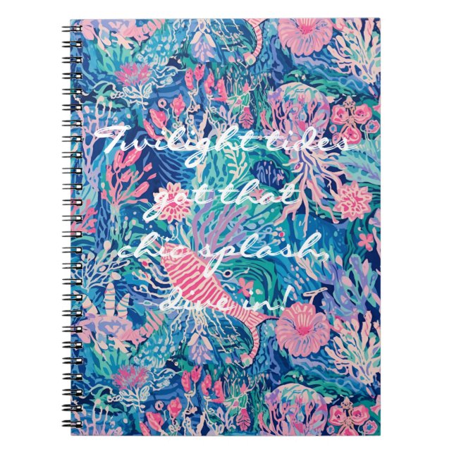 Klassisk anteckningsbok i stilren grafik (Framsidan)