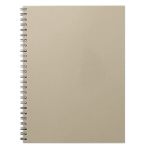 Klassisk anteckningsbok | Minimalistisk beige | Pr