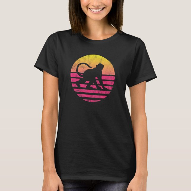 Klassisk apa-gåva t shirt (Framsida)