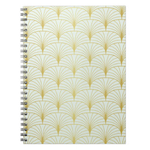 Klassisk Art Deco Sömlös Mönster. Geometric Styli Anteckningsbok