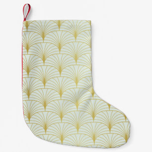 Klassisk Art Deco Sömlös Mönster. Geometric Styli Liten Julstrumpa