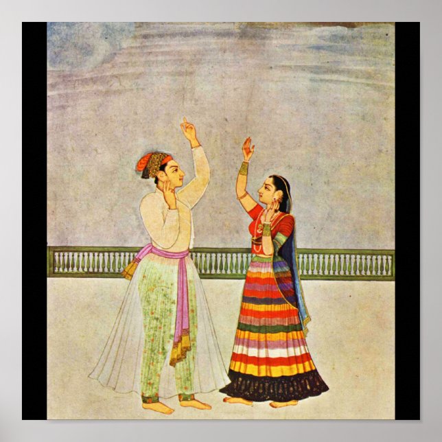 Klassisk Art-Indischer Maler 23 poster (Framsidan)