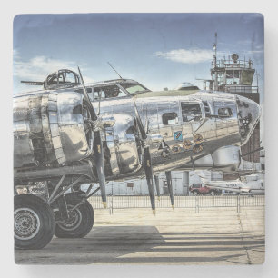 Klassisk b-17 wwii-bombare stenunderlägg