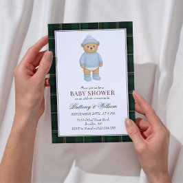 Klassisk babystövel för parfymeringsdesignern inbjudningar