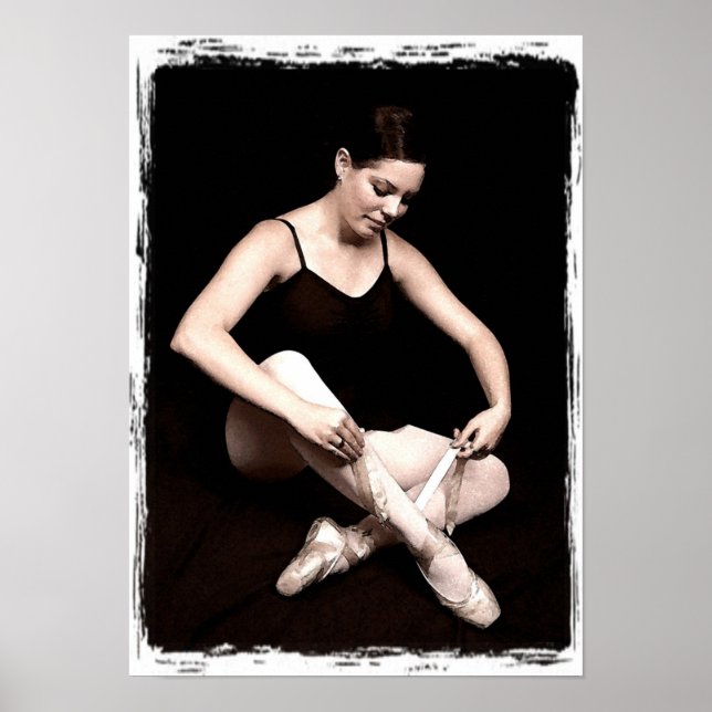 Klassisk Ballerina-utskrift Poster (Framsidan)