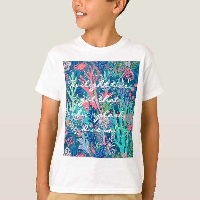 Klassisk barn t-shirt med stilren grafik (Framsida)