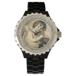 Klassisk baroque Angel-pojke Armbandsur