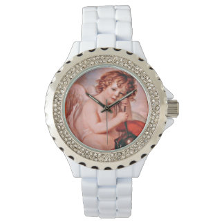 Klassisk baroque Angel-pojke Armbandsur