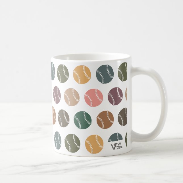 Klassisk baseboll sport cup retro atletisk spelare kaffemugg (Höger)