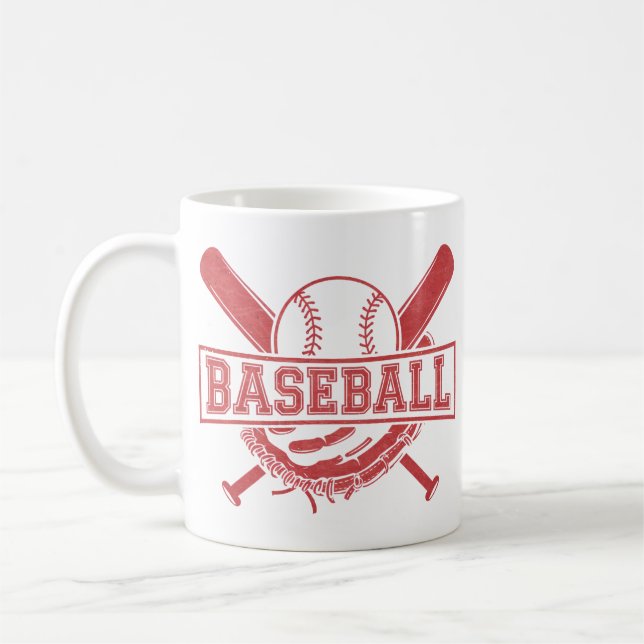 Klassisk baskemblem kaffemugg (Vänster)