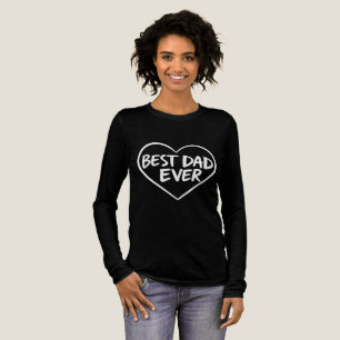 Klassisk "Bästa Pappa någonsin" hjärtdesign - Papp T Shirt