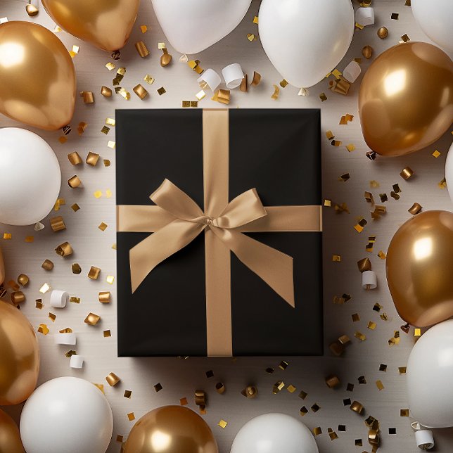 Klassisk batch: Verkligen Black Wrapping Papper Ro Presentpapper (Skapare uppladdad)