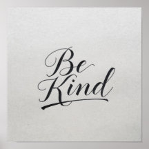 Klassisk "Be Kind"-kalligrafi - enkel elegans