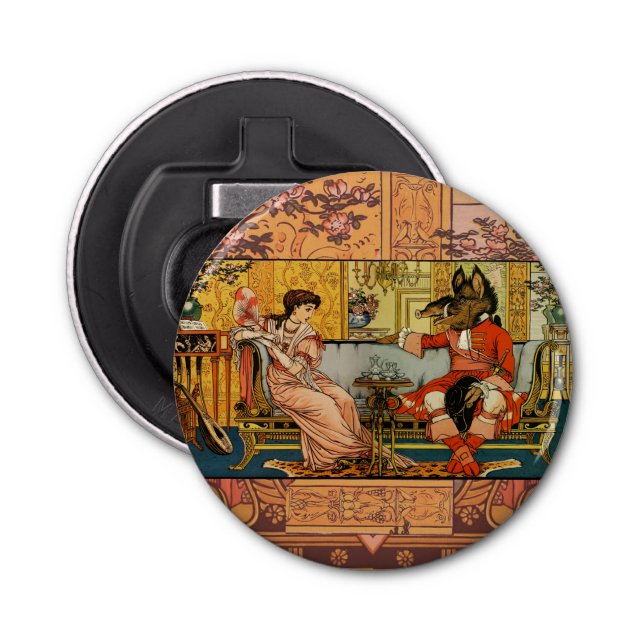 Klassisk Beast, stekfärgstecken Flasköppnare (Framsidan)