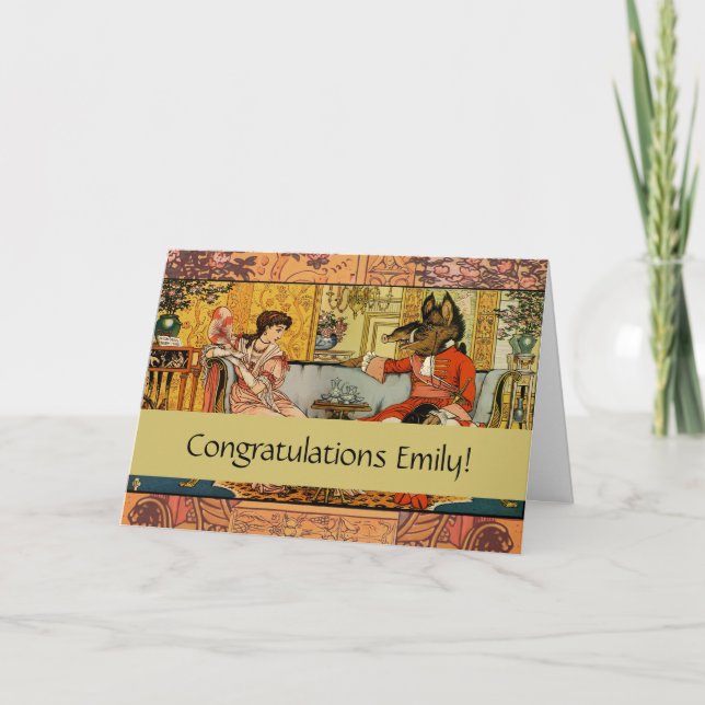 Klassisk Beast, stekfärgstecken Kort (Framsida)