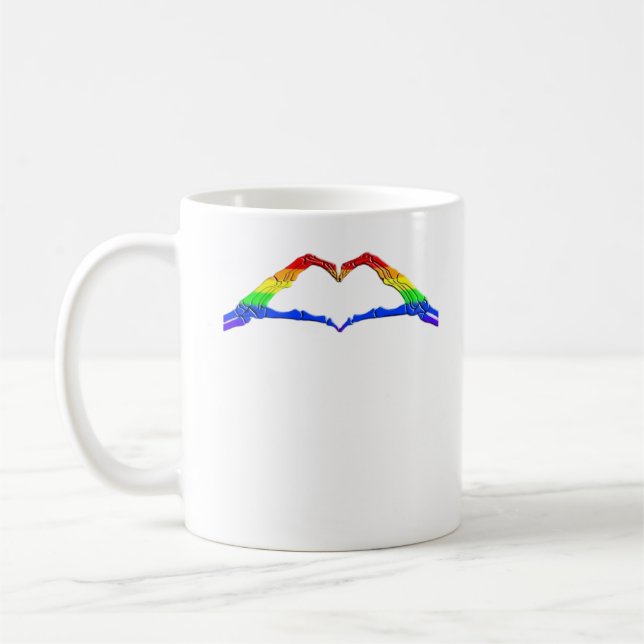 Klassisk benvävnad Händer Kaffemugg (Vänster)