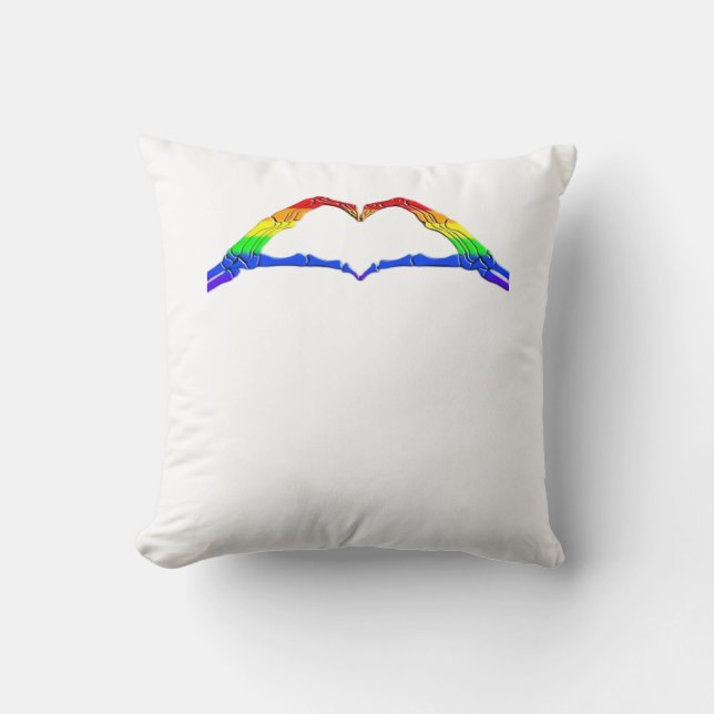 Klassisk benvävnad Händer Kudde (Framsida)