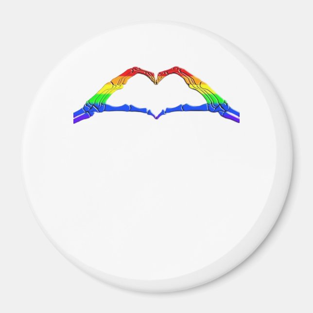 Klassisk benvävnad Händer Magnet (Framsidan)