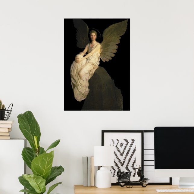 Klassisk berömd målning av Abbott Handerson Thayer Poster (Hemmakontoret)