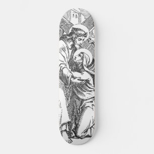Klassisk biblisk konst mini skateboard bräda 18,5 cm