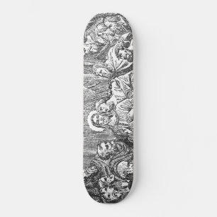 Klassisk biblisk konst mini skateboard bräda 18,5 cm