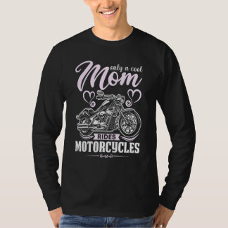 Klassisk Biker Endast en Coola Mamma Rides MotorCy T Shirt