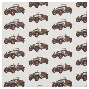 Klassisk bil 1920 serieillustration tyg
