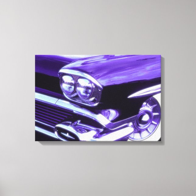 Klassisk bil: 1958 Chevrolet Canvastryck (Framsida)