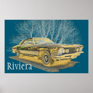 Klassisk bil Buick Riviera Poster