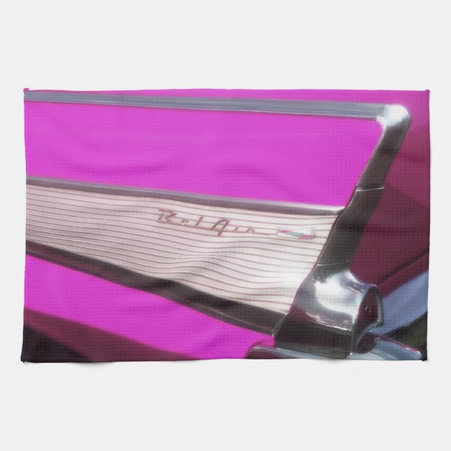 Klassisk bil: Chevrolet Bel Air Kökshandduk (Horisontell)
