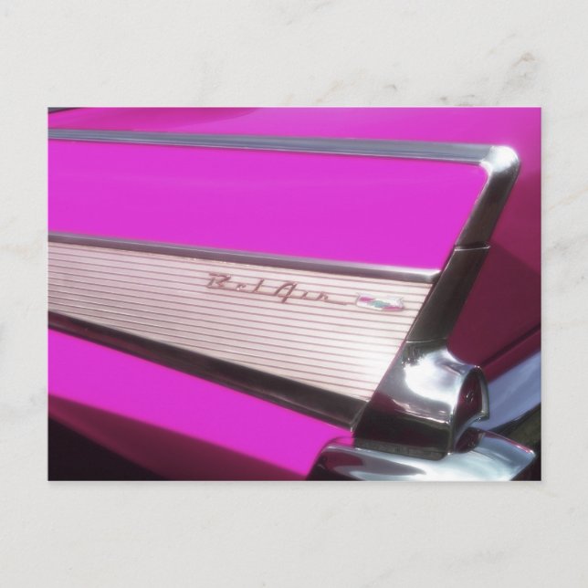 Klassisk bil: Chevrolet Bel Air Vykort (Framsida)