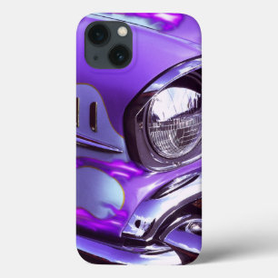 Klassisk bil: Chevrolet med flammande huva