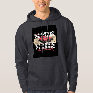 klassisk bil design hoodie