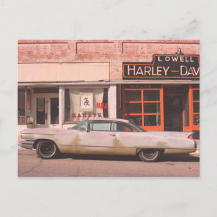 Klassisk bil-Gammala västern Vykort