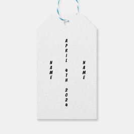 Klassisk bil i pojke presentetikett