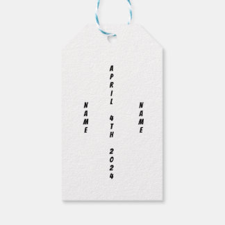 Klassisk bil i pojke presentetikett