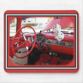 Klassisk bil med disk musmatta