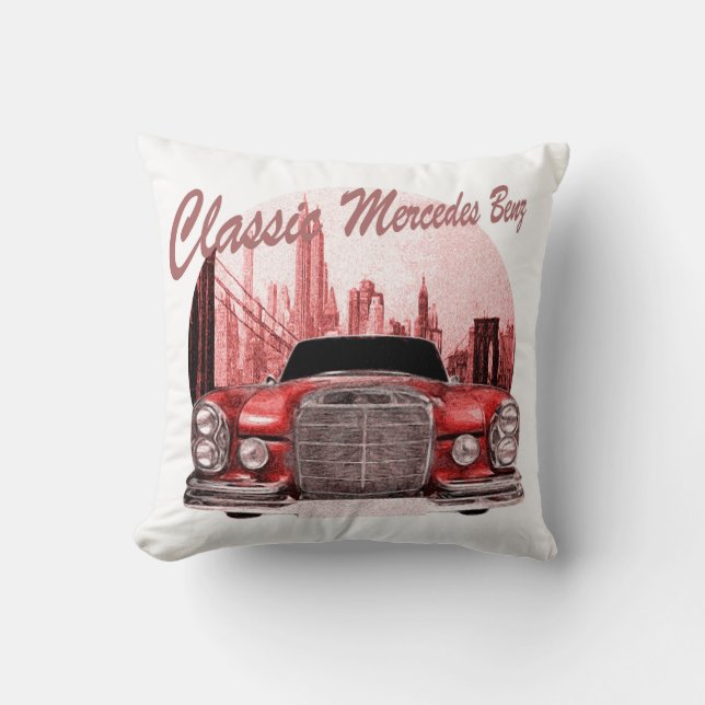 Klassisk bil Mercedes Benz Kudde (Framsida)