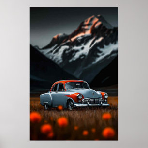 klassisk bil poster