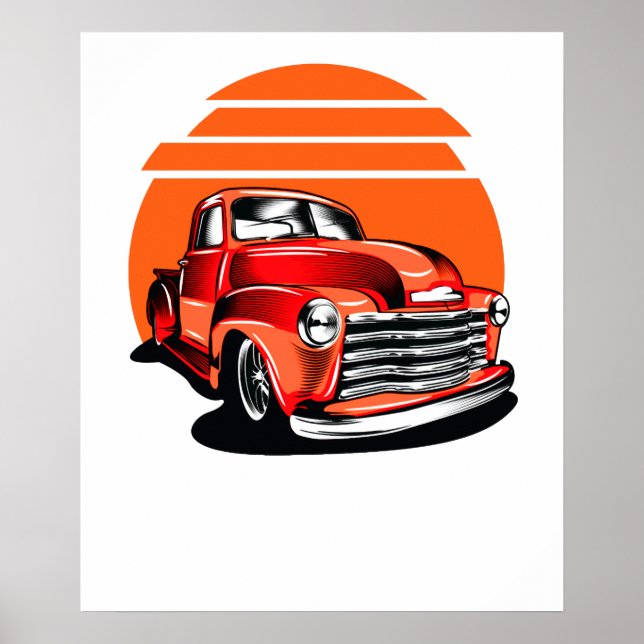 klassisk bil poster (Framsidan)