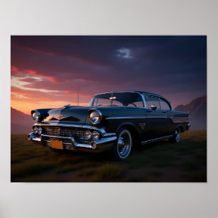 Klassisk bil poster