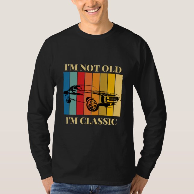 klassisk bil skjorta utgåva t shirt (Framsida)