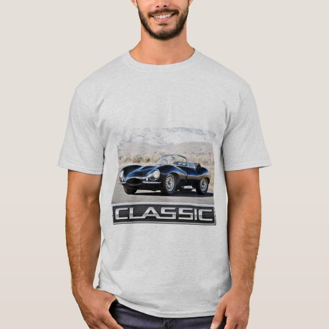 klassisk bil t shirt (Framsida)